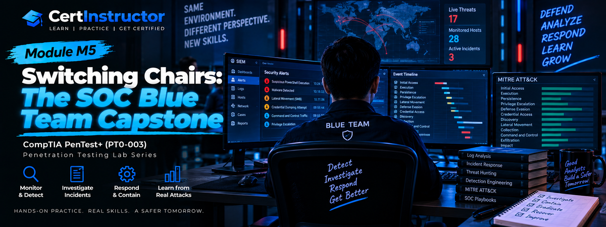 Capstone SOC Blue Team — Pentest Range Module M5